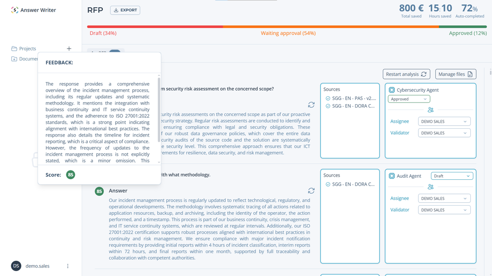Answer Writer Screenshot 1