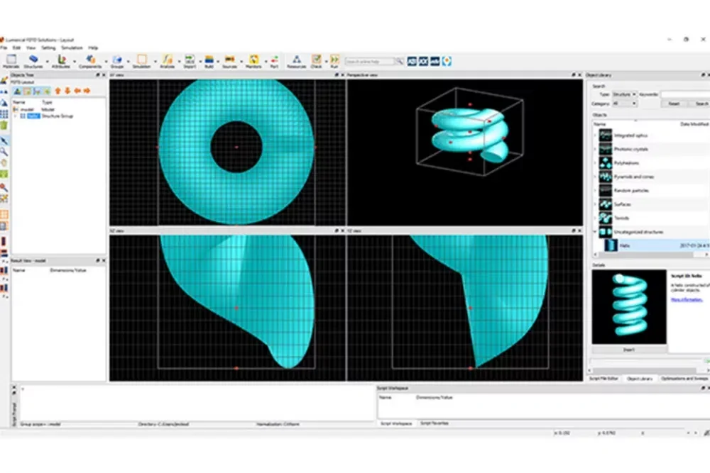 Ansys Lumerical FDTD Screenshot 1