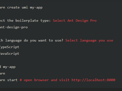 Ant Design Pro Screenshot 1