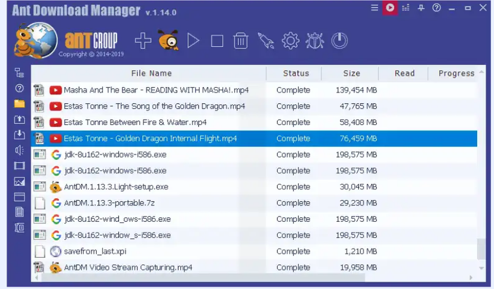 Ant Download Manager (AntDM) Screenshot 1