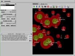 Sector overview, and the usual scanner pane