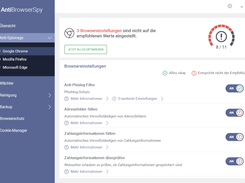 AntiBrowserSpy Screenshot 2