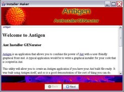 Antigen's Introduction Screen - html and browsable