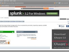 AntiWM examining its home on SourceForge.
