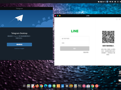 Chinese Telegram and Line