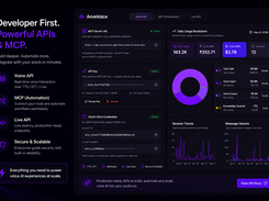 Developer-first platform — full API access and an MCP/WebMCP tool surface for building custom voice experiences.