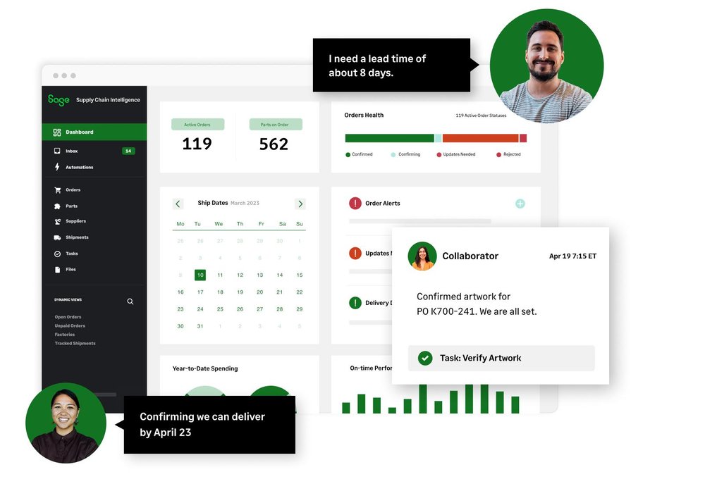 Keep your supply chain in sync. Track active orders, confirm timelines, and manage updates—all in one centralized dashboard.