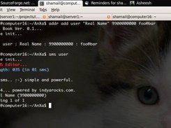 Sample run of the project..