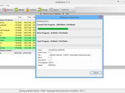 AnyBackup 1.1.3 -- Backing Up