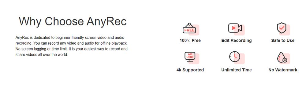 AnyRec Screen Recorder Screenshot 1