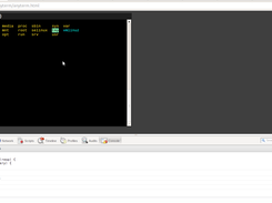 A snapshot of Anyterm in Chrome