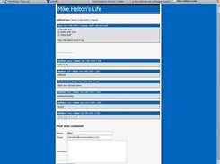 The comment viewing page with quickpost.