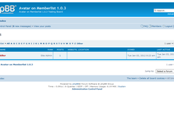 Avatar On Memberlist Screenshot 1
