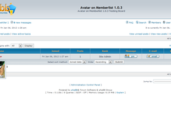 Avatar On Memberlist Screenshot 2
