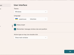 User Interface Settings