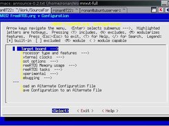 AVR32FreeRTOS configuration tool