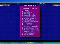 Main Menu Screen