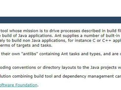 Apache Ant Screenshot 1