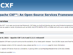 Apache CXF Screenshot 1