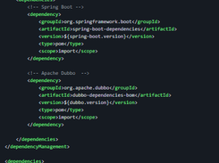 Apache Dubbo Spring Boot Project Screenshot 1