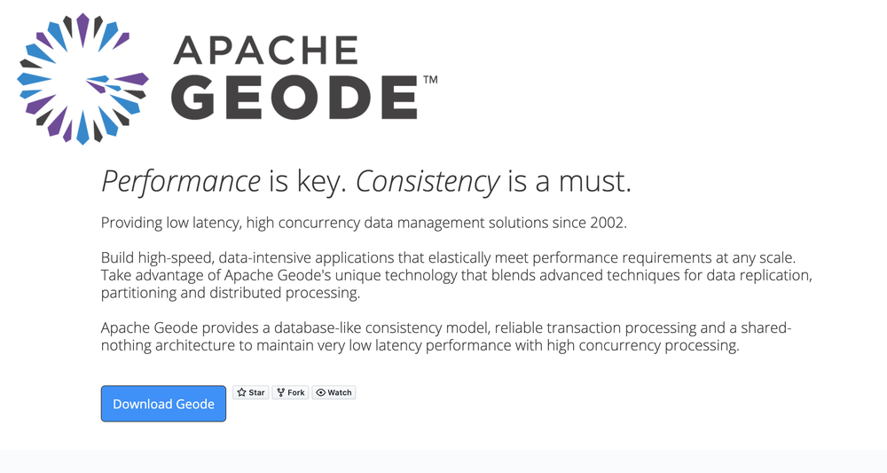 Apache Geode Screenshot 1