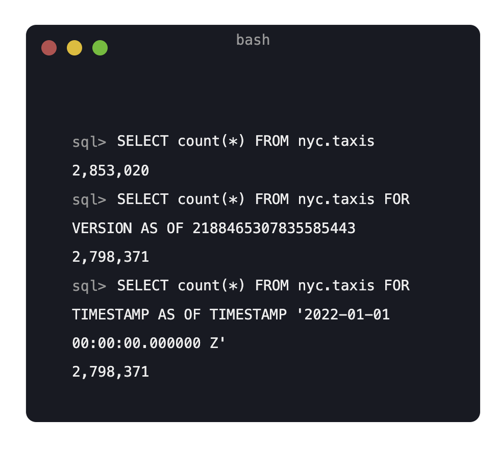 Apache Iceberg Screenshot 1
