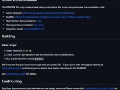 Apache Lucene Screenshot 1