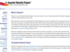 Apache Velocity Screenshot 1