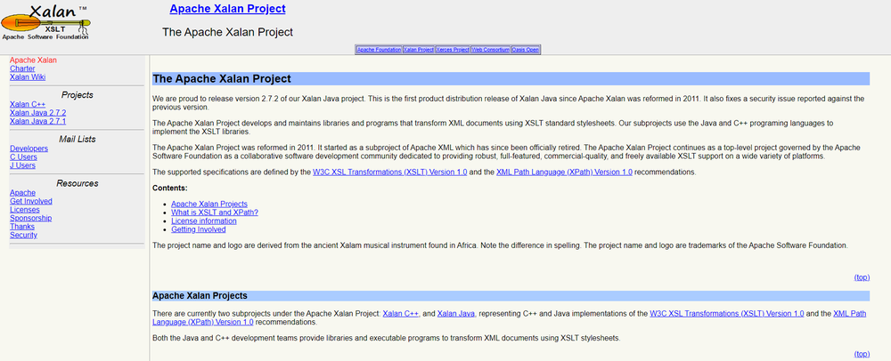 Apache Xalan Screenshot 1