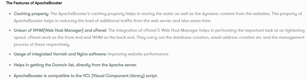 ApacheBooster Screenshot 1