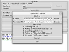 APC PDU Firmware Utility Screenshot 3