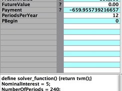 Solver w/ mortgage calculation