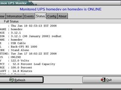 apcupsd monitor Status page
