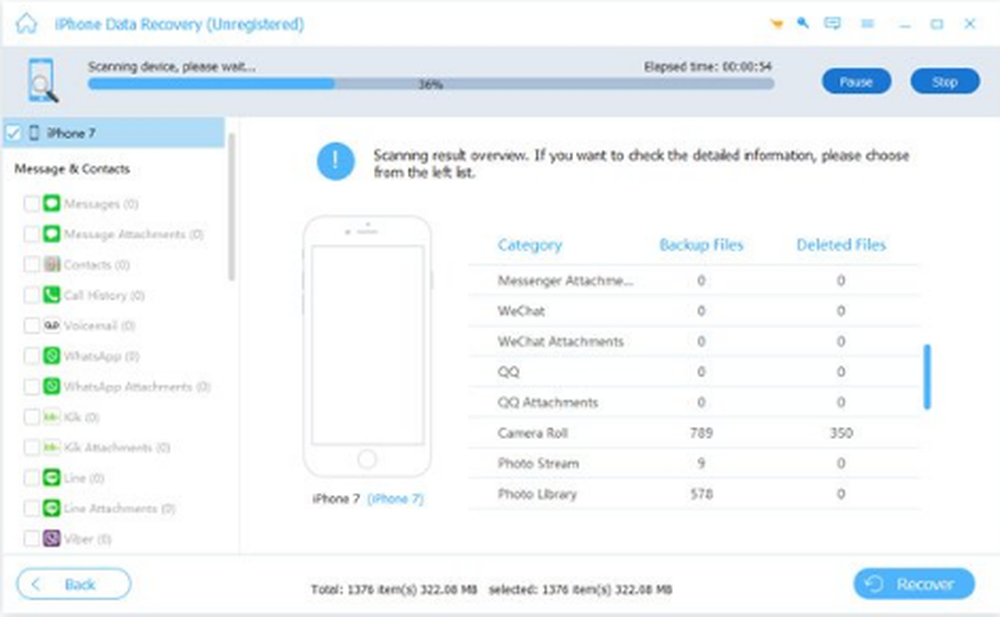 Apeaksoft iPhone Data Recovery Screenshot 1