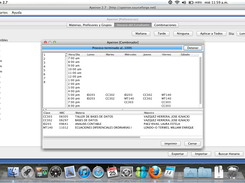 Creando Horarios