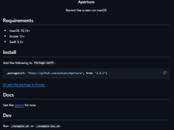 Aperture Screenshot 1