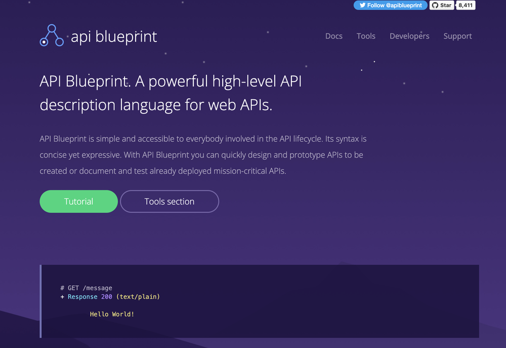 API Blueprint Screenshot 1