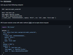 API Fuzzer Screenshot 1