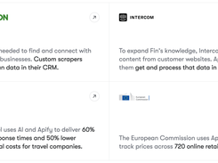 Customers like you rely on Apify to transform unpredictable websites into clean, mission-critical data