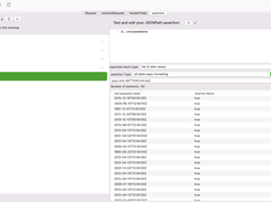 List of JSON assertions