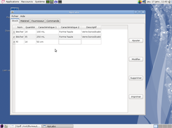 Détail du stock (Linux)