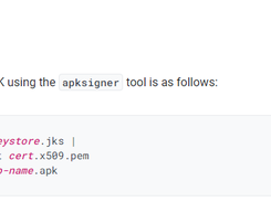 apksigner Screenshot 2