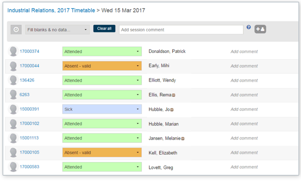 aPlus+ Attendance Screenshot 1