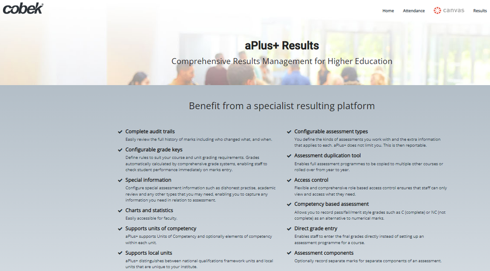 aPlus+ Results Screenshot 1