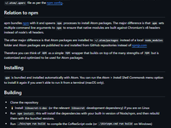 APM (Atom Package Manager) Screenshot 1