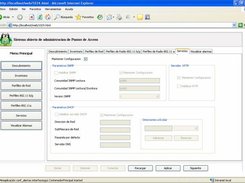 Interfaz GUI de configuracion de servicios