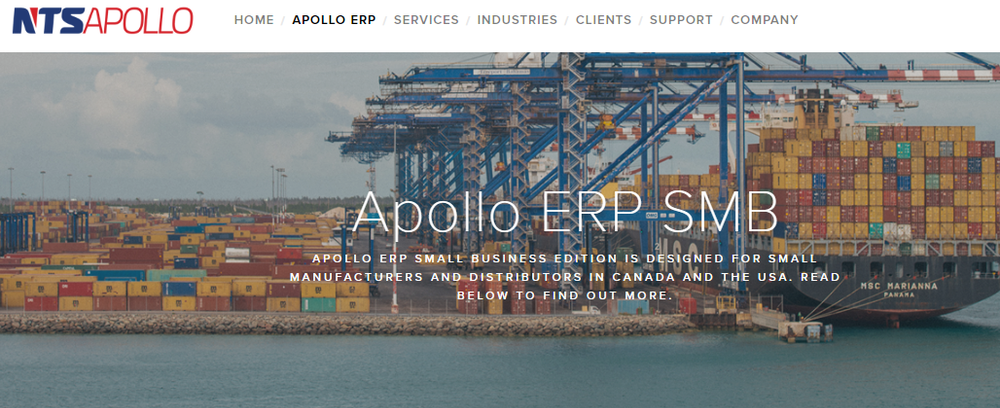 Apollo ERP Screenshot 1