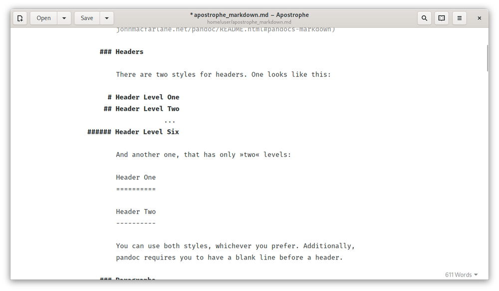 Apostrophe Screenshot 1