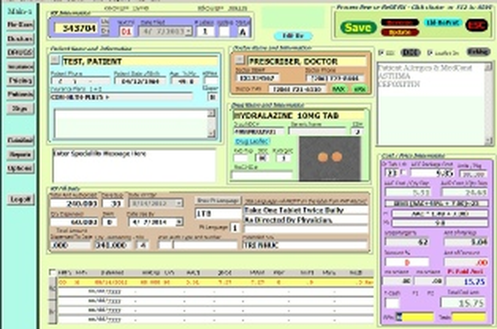 ApotheSoft-Rx Screenshot 1