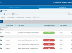 Discovery scans segment the results into managed/registered and unregistered inventories. You can easily sort, filter, and reorder columns in the inventory view.